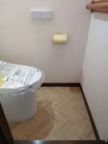 東京都西多摩郡のお客様のトイレ工事