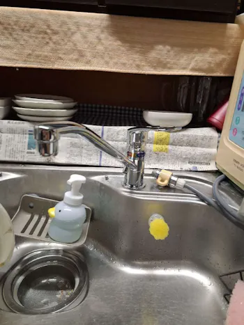 宮城県大崎市のお客様の浴室水栓交換工事