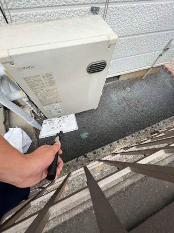 長野県佐久市のお客様の石油給湯器交換工事　具体的な工事内容4