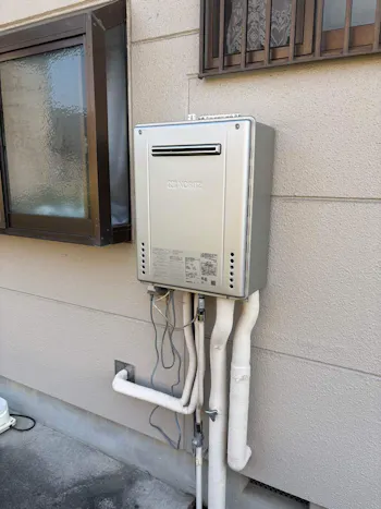 茨城県北茨城市のお客様のガス給湯器工事