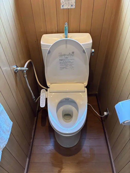 工事後　茨城県水戸市のお客様の温水洗浄便座交換工事