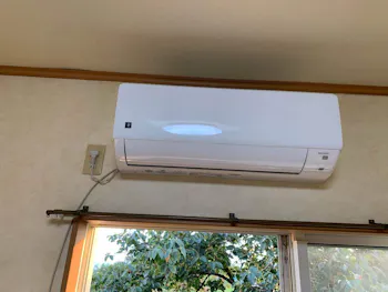静岡県富士市のお客様のエアコン工事