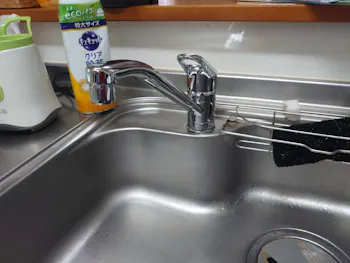 愛知県日進市のお客様の台所水栓工事