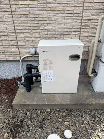 福島県白河市のお客様の石油給湯器取替工事