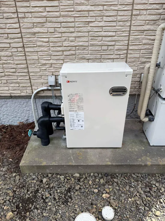 工事後　福島県白河市のお客様の石油給湯器取替工事