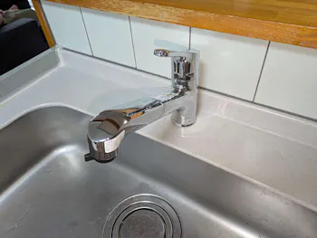 静岡県磐田市のお客様の台所混合水栓交換工事