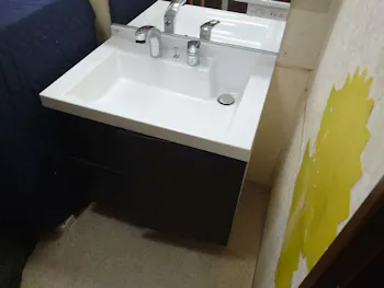 愛知県名古屋市のお客様の洗面化粧台交換工事