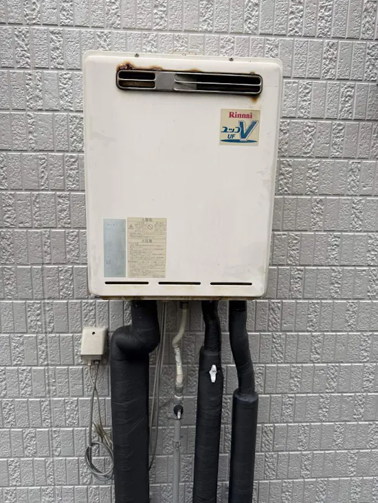 工事前　福島県会津若松市のお客様の給湯器工事