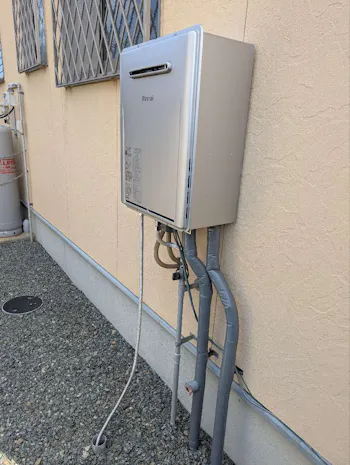 三重県多気郡明和町のお客様の給湯器工事