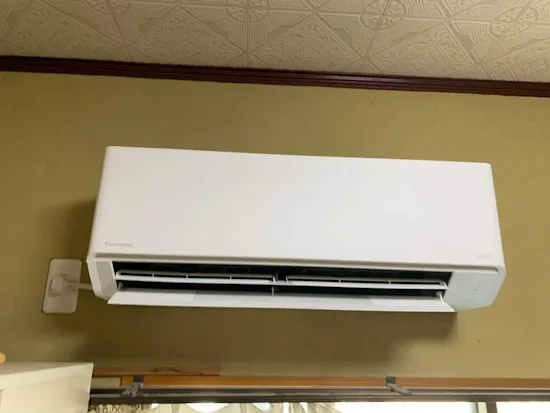 工事後　静岡県沼津市のお客様のエアコン工事