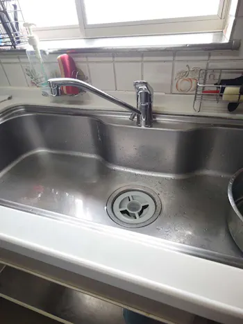 福島県いわき市のお客様の水栓工事