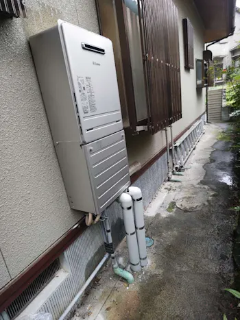 福島県いわき市のお客様の給湯器工事