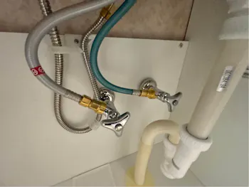 群馬県安中市のお客様の洗面化粧台交換工事　具体的な工事内容4