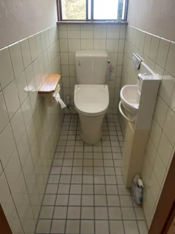 山梨県大月市のお客様のトイレ工事