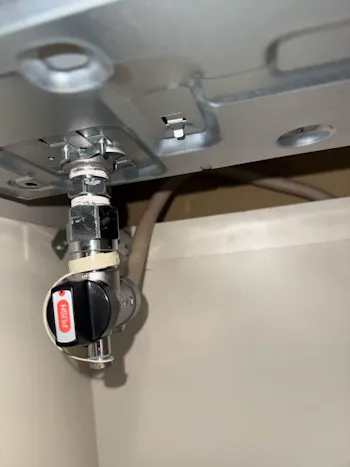 福島県喜多方市のお客様のビルトインコンロ・ガスコンロ工事　具体的な工事内容1