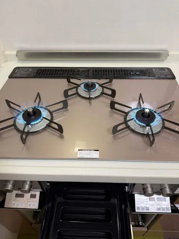 福島県喜多方市のお客様のビルトインコンロ・ガスコンロ工事　具体的な工事内容5