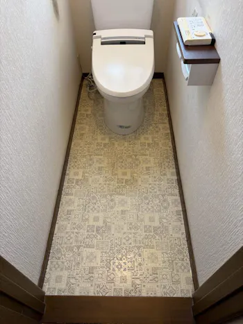 東京都八王子市のお客様のトイレ交換工事　具体的な工事内容2