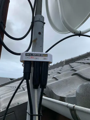 静岡県榛原郡のお客様の電気工事工事　具体的な工事内容1