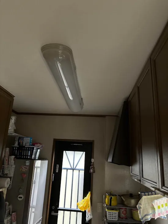 工事前　栃木県宇都宮市のお客様の照明工事