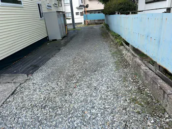 栃木県宇都宮市のお客様の境界フェンス工事　具体的な工事内容2