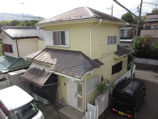 工事前　神奈川県相模原市緑区のお客様の屋根・外壁塗装工事