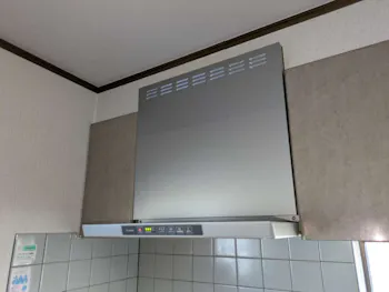 静岡県磐田市のお客様のレンジフード＋ビルトインコンロ交換　工事