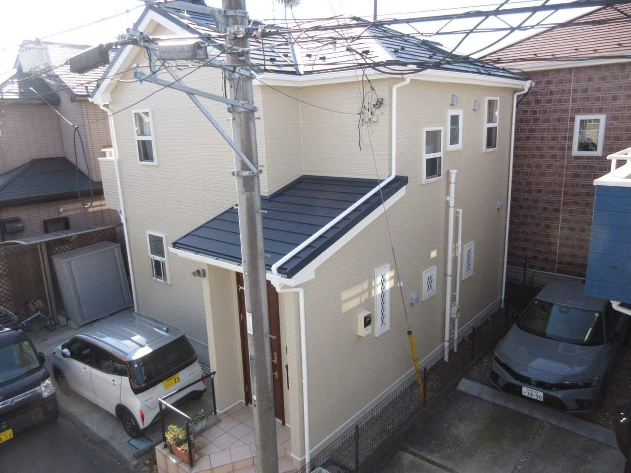 神奈川県相模原市緑区のお客様の外装補修・塗装工事