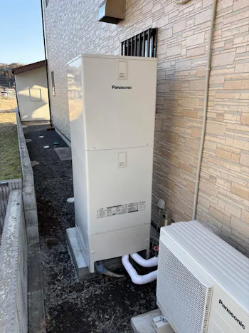 茨城県久慈郡大子町のお客様のエコキュート交換工事　具体的な工事内容6