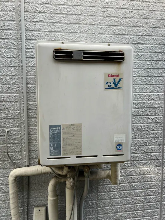 工事前　東京都八王子市のお客様の給湯器工事