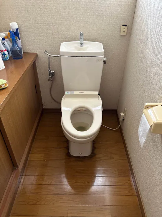 工事前　宮城県仙台市宮城野区のお客様のトイレ工事