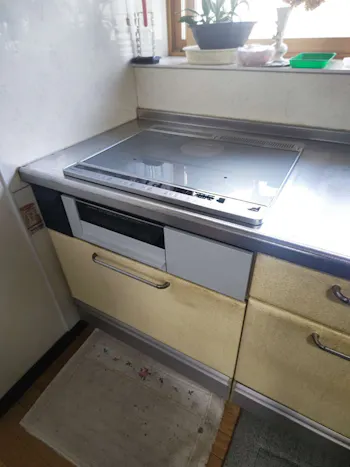 福島県いわき市のお客様のビルトインコンロ・ガスコンロ工事