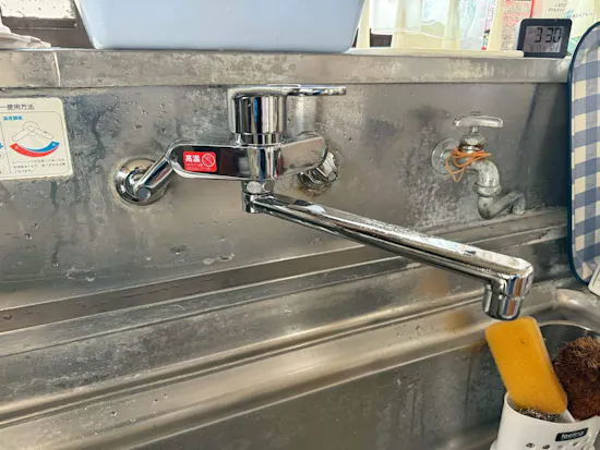 工事後　栃木県矢板市のお客様のキッチン水栓工事