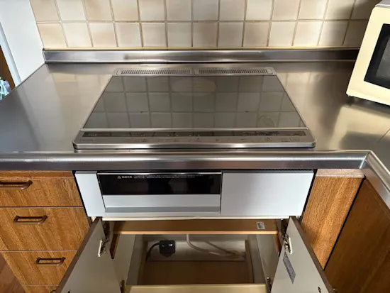 工事後　東京都町田市のお客様のビルトインコンロからIHへの交換工事