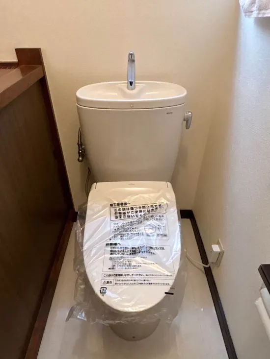 工事後　群馬県前橋市のお客様のトイレ工事