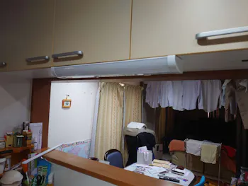 愛知県名古屋市瑞穂区のお客様のキッチン照明工事　具体的な工事内容1