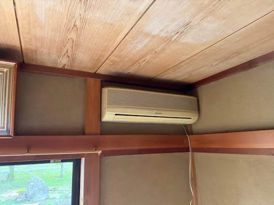 工事前　静岡県富士宮市のお客様のエアコン工事