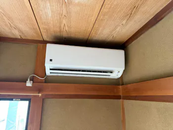 静岡県富士宮市のお客様のエアコン工事　具体的な工事内容3