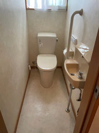山梨県富士吉田市のお客様のトイレ工事