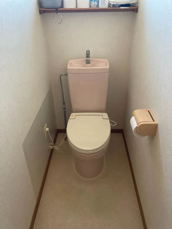 工事前　静岡県袋井市のお客様のトイレ工事