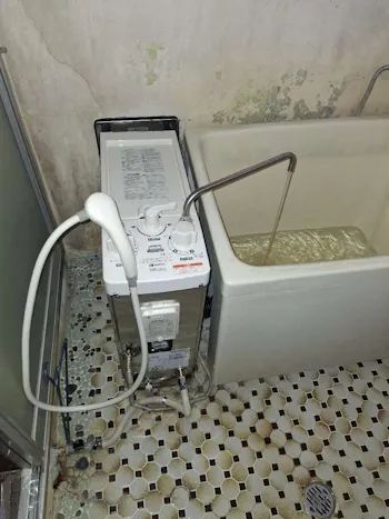 宮城県大崎市のお客様の風呂釜交換工事