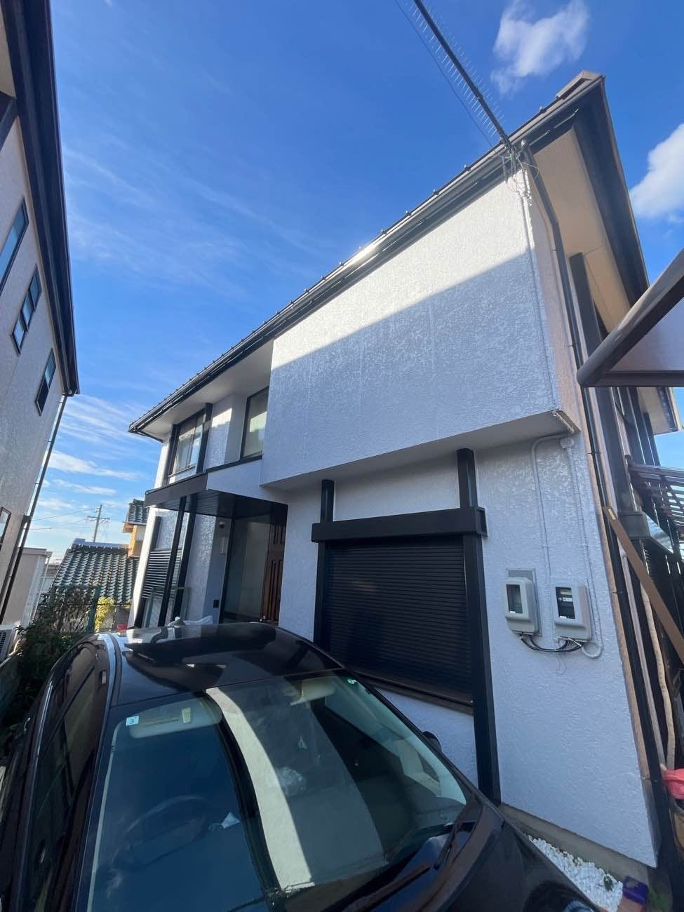 愛知県豊田市のお客様の外装補修・塗装工事