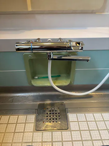 埼玉県熊谷市のお客様の水栓工事　具体的な工事内容1