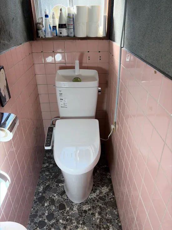 工事後　山梨県都留市のお客様のトイレ工事