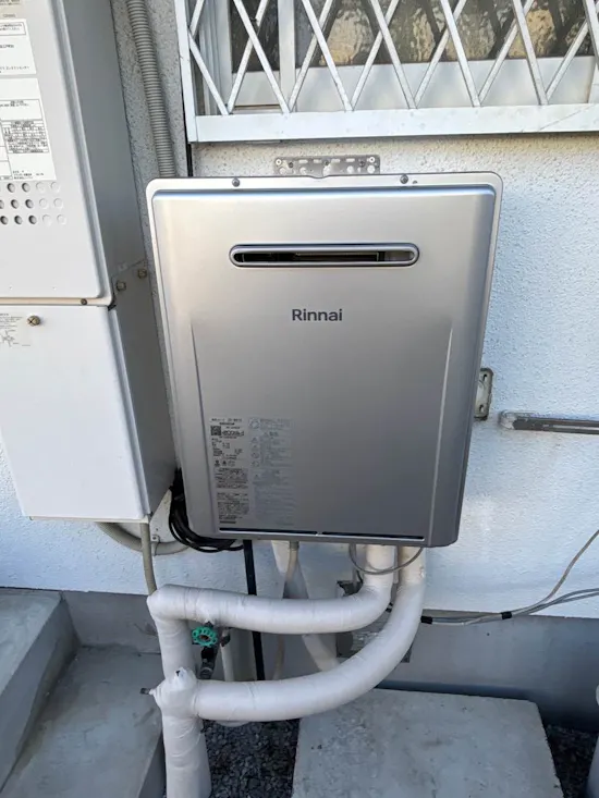 工事後　群馬県佐波郡玉村町のお客様の給湯器交換工事