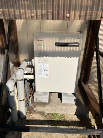 新潟県聖籠町のお客様の石油給湯器交換工事