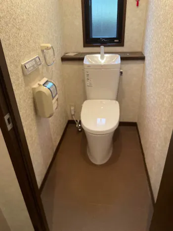 山梨県上野原市のお客様のトイレ工事