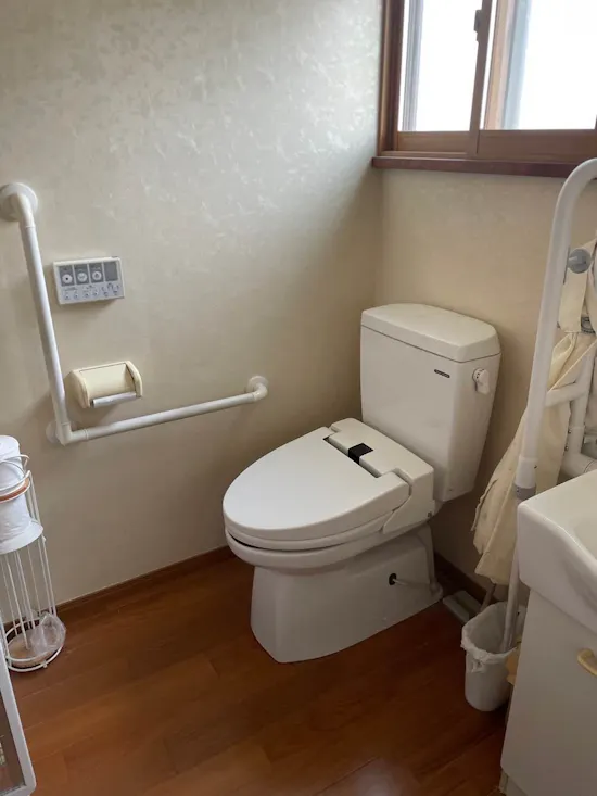 工事前　山梨県富士吉田市のお客様のトイレ交換工事