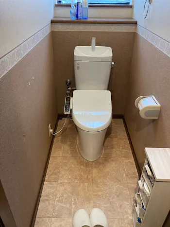静岡県袋井市のお客様のトイレ工事