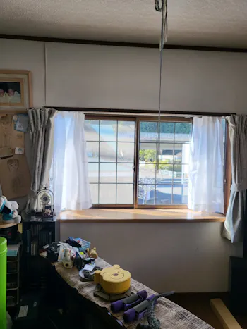 岡山県英田郡西粟倉村のお客様の内窓工事　具体的な工事内容4