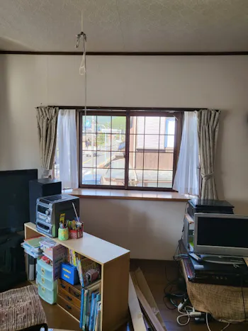 岡山県英田郡西粟倉村のお客様の内窓工事　具体的な工事内容5